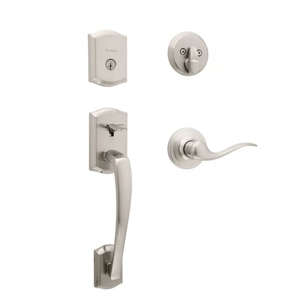 Kwikset: Prescott Handleset Satin Nickel Finish